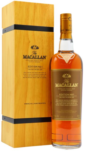 The Macallan - Edition No. 1 Highland Single Malt Scotch Whisky (Taiwanese Edition)