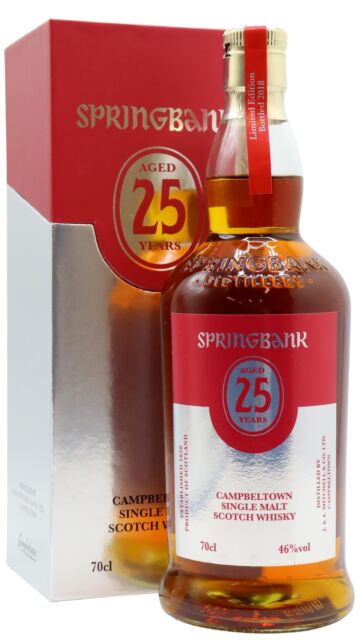 Springbank - 2018 Edition Campbeltown Single Malt Scotch 25 year old Whisky