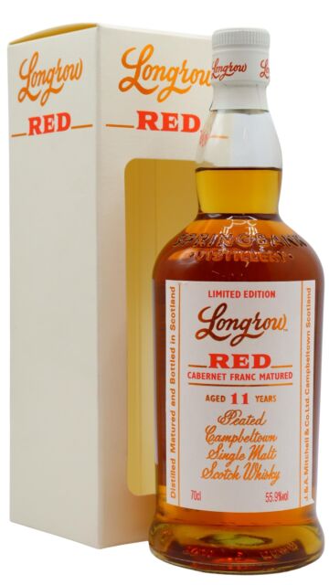 Longrow - 2018 Release Red Cabernet Franc Matured Campbeltown Single Malt Scotch 11 year old Whisky