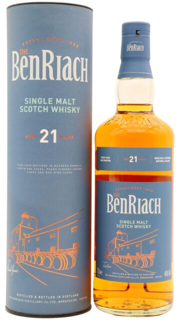 Benriach - Single Malt Scotch 21 year old Whisky (Old Bottling)