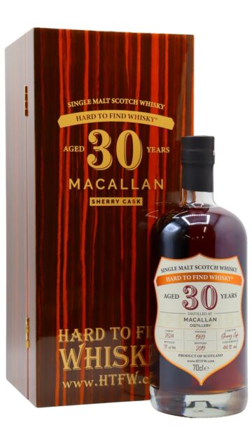 The Macallan - Hard To Find Single Sherry Cask 1989 30 year old Whisky