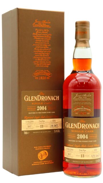 Glendronach - Batch 16 Single Port Pipe Cask #3342 2004 13 year old Whisky