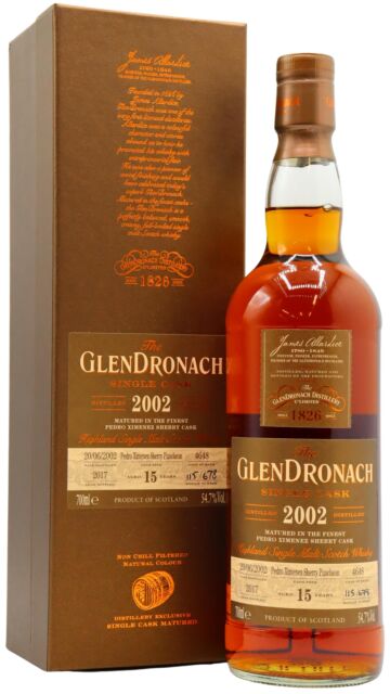 Glendronach - Batch 16 Single Pedro Ximenez Sherry Cask #4648 2002 15 year old Whisky