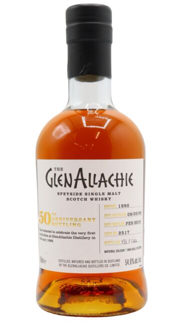GlenAllachie - 50th Anniversary Single Cask #2517 1990 27 year old Whisky