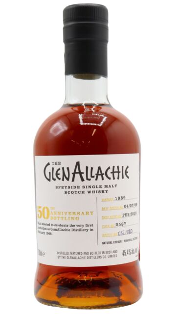 GlenAllachie - 50th Anniversary Single Cask #2587 1989 28 year old Whisky