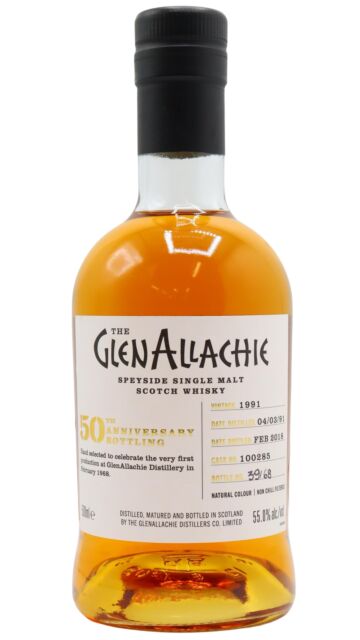 GlenAllachie - 50th Anniversary Single Cask #100285 1991 26 year old Whisky