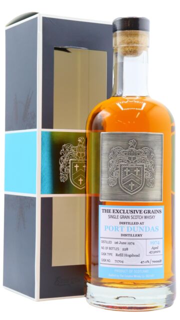 Port Dundas (silent) - The Exclusive Grains Single Cask #71704 1974 43 year old Whisky