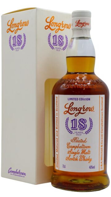 Longrow - 2018 Release Campbeltown Single Malt Scotch 18 year old Whisky