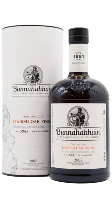 Bunnahabhain - Feis Ile 2018 - Spanish Oak Finish Islay Single Malt Scotch 2002 16 year old Whisky