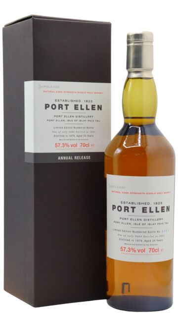 Port Ellen (silent) - 3rd Release Islay Single Malt Scotch 1979 24 year old Whisky