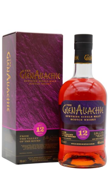GlenAllachie - Speyside Single Malt Scotch 12 year old Whisky (Old Bottling)