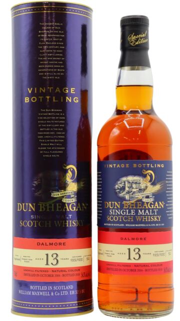 Dalmore - Dun Bheagan Single Malt Scotch 2004 13 year old Whisky