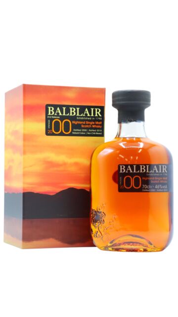 Balblair - 2nd Release Vintage Highland Single Malt Scotch 2000 17 year old Whisky