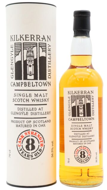 Kilkerran - Cask Strength 2018 Release Bourbon Cask Matured Single Malt Scotch 8 year old Whisky