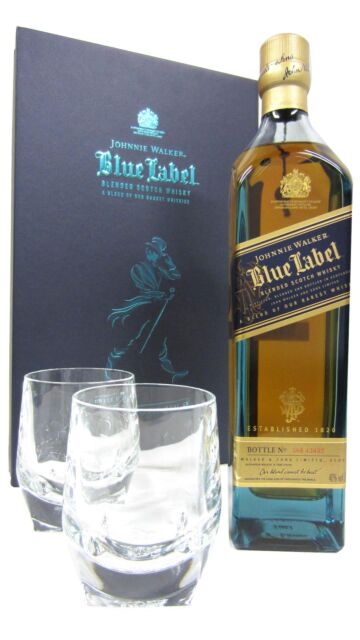 Johnnie Walker - Blue Label Blended Scotch Whisky Glass Pack