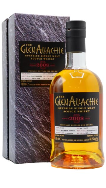 GlenAllachie - Single Bourbon Cask #24829 2008 10 year old Whisky