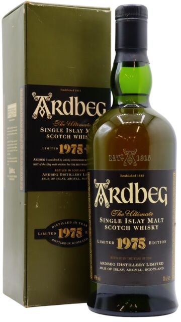 Ardbeg - Limited Edition Single Malt Scotch 1975 24 year old Whisky