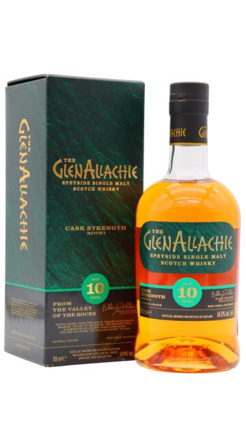 GlenAllachie - Cask Strength Batch #2 Single Malt Scotch 10 year old Whisky