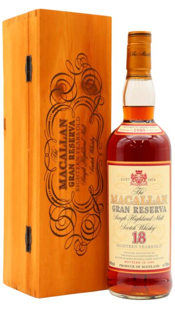 The Macallan - 1999 Release Gran Reserva Highland Single Malt Scotch 1980 18 year old Whisky