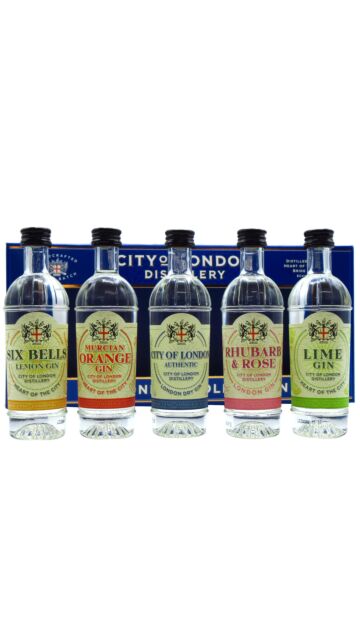 City Of London Distillery - Flavoured Gin Miniature Gift Pack