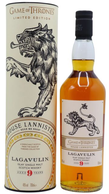 Lagavulin - Game Of Thrones - House Lannister Single Malt Scotch 9 year old Whisky