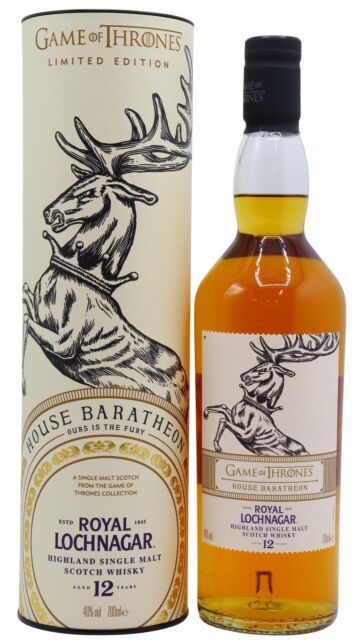 Royal Lochnagar - Game Of Thrones - House Baratheon Single Malt Scotch 12 year old Whisky