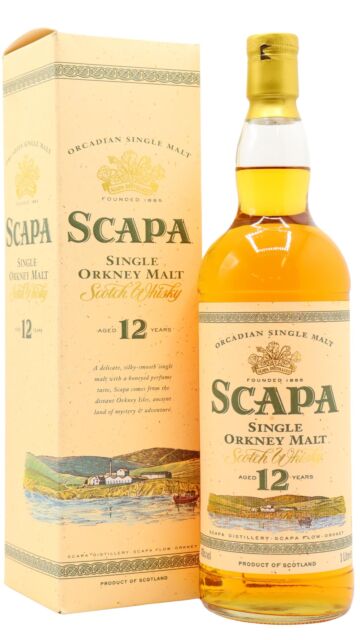 Scapa - Single Orkney Malt 12 year old Whisky (Old Bottling) (1 Litre)