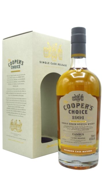 Cambus (silent) - Cooper's Choice - Single Bourbon Cask #29218 1991 30 year old Whisky
