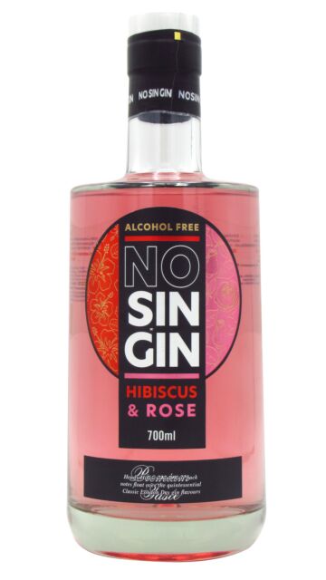 No Sin Gin - Hibiscus & Rose Alcohol Free Spirit