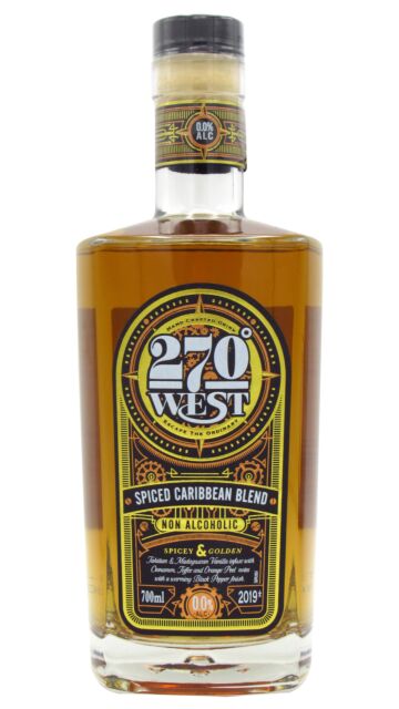270 Degrees - West - Spiced Rum Style Alcohol Free Spirit