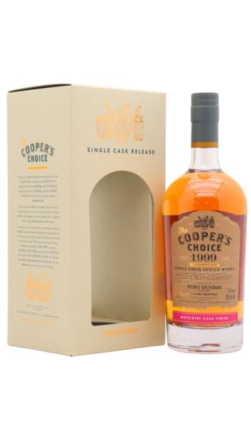 Port Dundas (silent) - Cooper's Choice - Single Moscatel Cask #5249 1999 20 year old Whisky