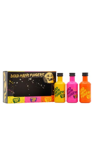 Dead Man's Fingers - Mango, Passionfruit & Pineapple Rum Miniature Gift Pack