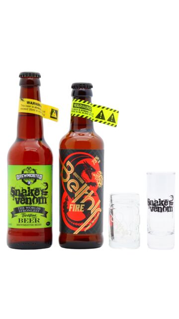 World's Strongest Beers - Snake Venom & Beithir Fire Beer Bundle