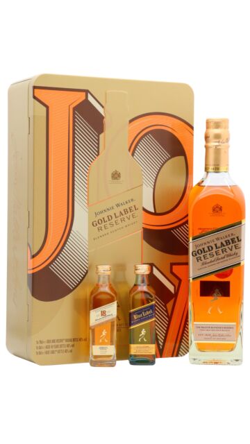Johnnie Walker - Blue Label, 18YO & Gold Label Blended Scotch Whisky Gift Pack