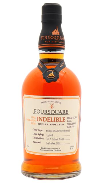 Foursquare - Exceptional Cask Selection Mark XVIII Indelible Single Blended 11 year old Rum