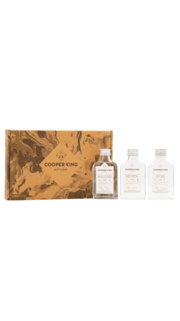 Cooper King - Dry Gin, Cardamom Vodka & New Make Malt Spirit Tasting Set