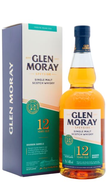 Glen Moray - Elgin Heritage Speyside Single Malt Scotch 12 year old Whisky