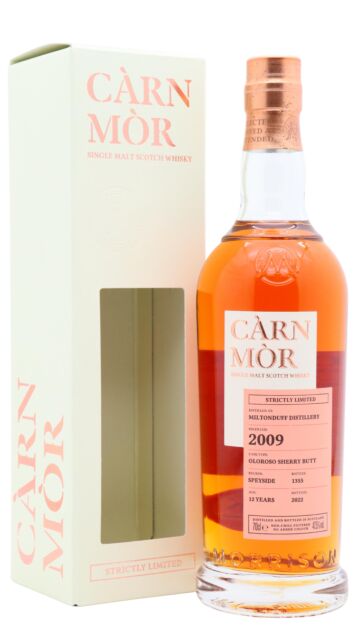 Miltonduff - Carn Mor Strictly Limited Oloroso Sherry Cask Finish Single Malt Scotch 2009 12 year old Whisky