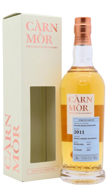 Glenturret - Ruadh Moar - Carn Mor Strictly Limited Sherry Cask Finish Single Malt Scotch 2011 11 year old Whisky