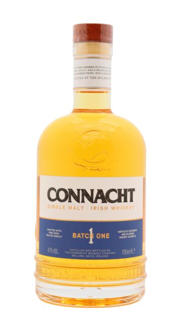 Connacht - Inaugural Release Batch 1 Single Malt Irish 4 year old Whiskey