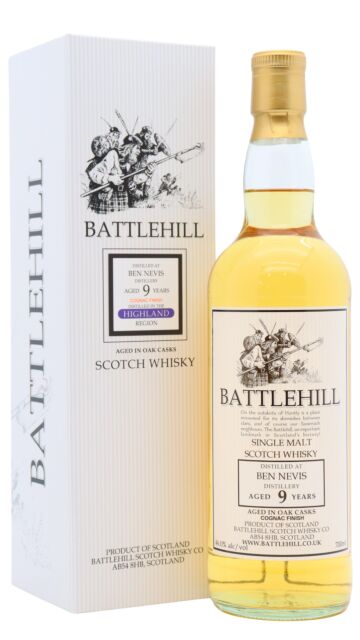 Ben Nevis - Duncan Taylor Battlehill Cognac Cask Single Malt Scotch 2013 9 year old Whisky