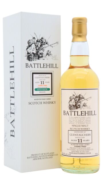 Glentauchers - Duncan Taylor Battlehill Cognac Cask Single Malt Scotch 2011 11 year old Whisky