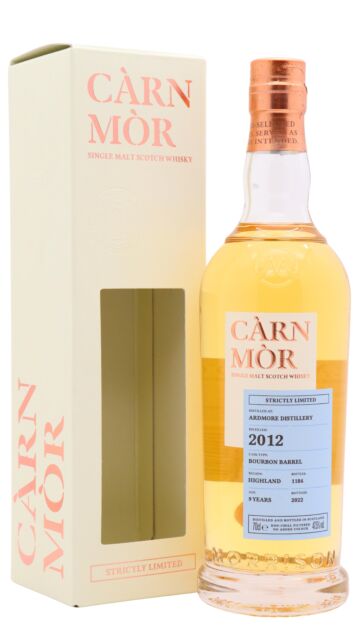 Ardmore - Carn Mor Strictly Limited Bourbon Cask Finish Single Malt Scotch 2012 9 year old Whisky