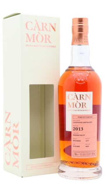 Linkwood - Carn Mor Strictly Limited Sherry Cask Finish Single Malt Scotch 2013 8 year old Whisky