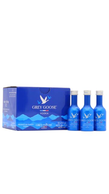 Grey Goose - French Vodka Miniatures (12 x 5cl)