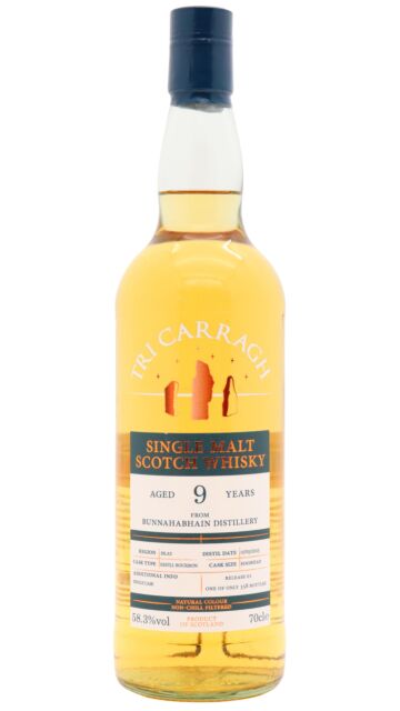 Bunnahabhain - Tri Carragh Release No. 1 Single Bourbon Cask Scotch 2013 9 year old Whisky