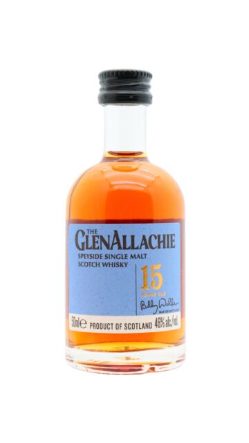GlenAllachie - Single Malt Scotch 15 year old Whisky Miniature