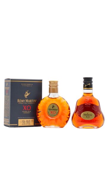 Multiple Distillery Packs - Hennessy & Remy Martin XO Cognac Miniatures
