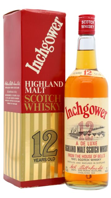 Inchgower - De Luxe Highland Malt Scotch 12 year old Whisky (1970's Bottling)