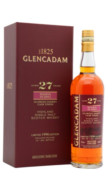 Glencadam - Reserva De Jerez Oloroso Sherry Cask Highland Single Malt Scotch 1996 27 year old Whisky
